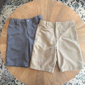 Under Armour Kids Gray and Tan Shorts Set